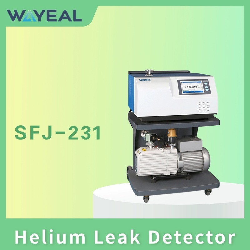 Wayeal SFJ-231 เครื่องตรวจจับการรั่วไหลของฮีเลียมที่เคลื่อนที่ ราคา 5.0 × 10-13 Pa·m3/s