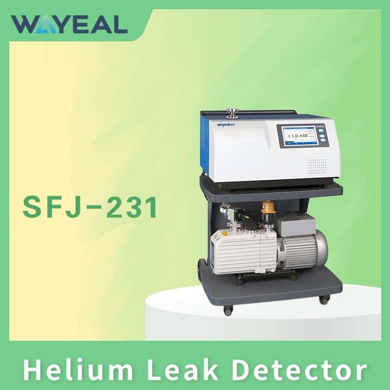 Wayeal SFJ-231 2 เครื่องตรวจจับการรั่วไหลของฮีเลียมจากแหล่งไอออนสําหรับตรวจจับการรั่วไหลขนาดเล็ก