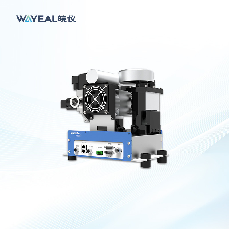 5*10-13 Pa.m3/s อัตราการตรวจสอบการรั่วไหลขนาดเล็ก เครื่องตรวจสอบการรั่วไหลของเฮลียูม สําหรับตรวจสอบ He3 ในภาษาจีน / อังกฤษ