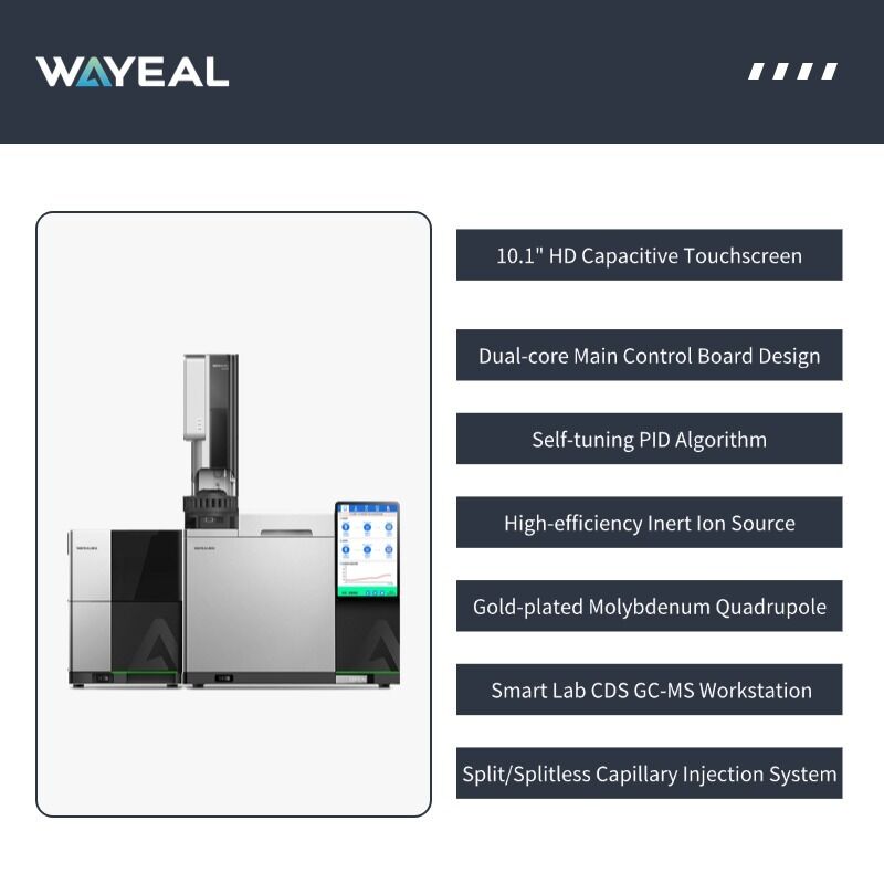 ระบบโครมาโทกราฟีแก๊ส-แมสสเปกโตรเมตรี ยี่ห้อ GM6100 จากประเทศจีน พร้อมช่องฉีด 16 ช่อง